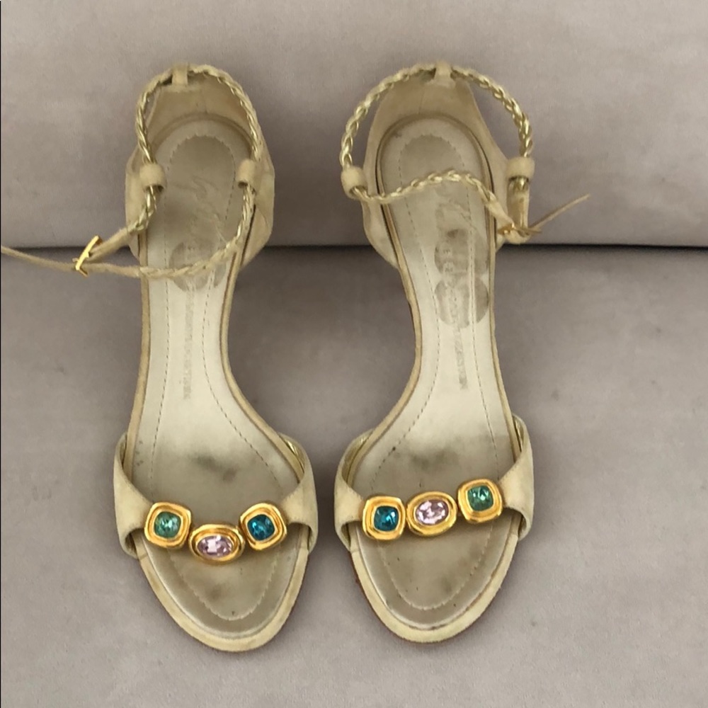 Giuseppe Zanotti jeweled sandal-sz 37